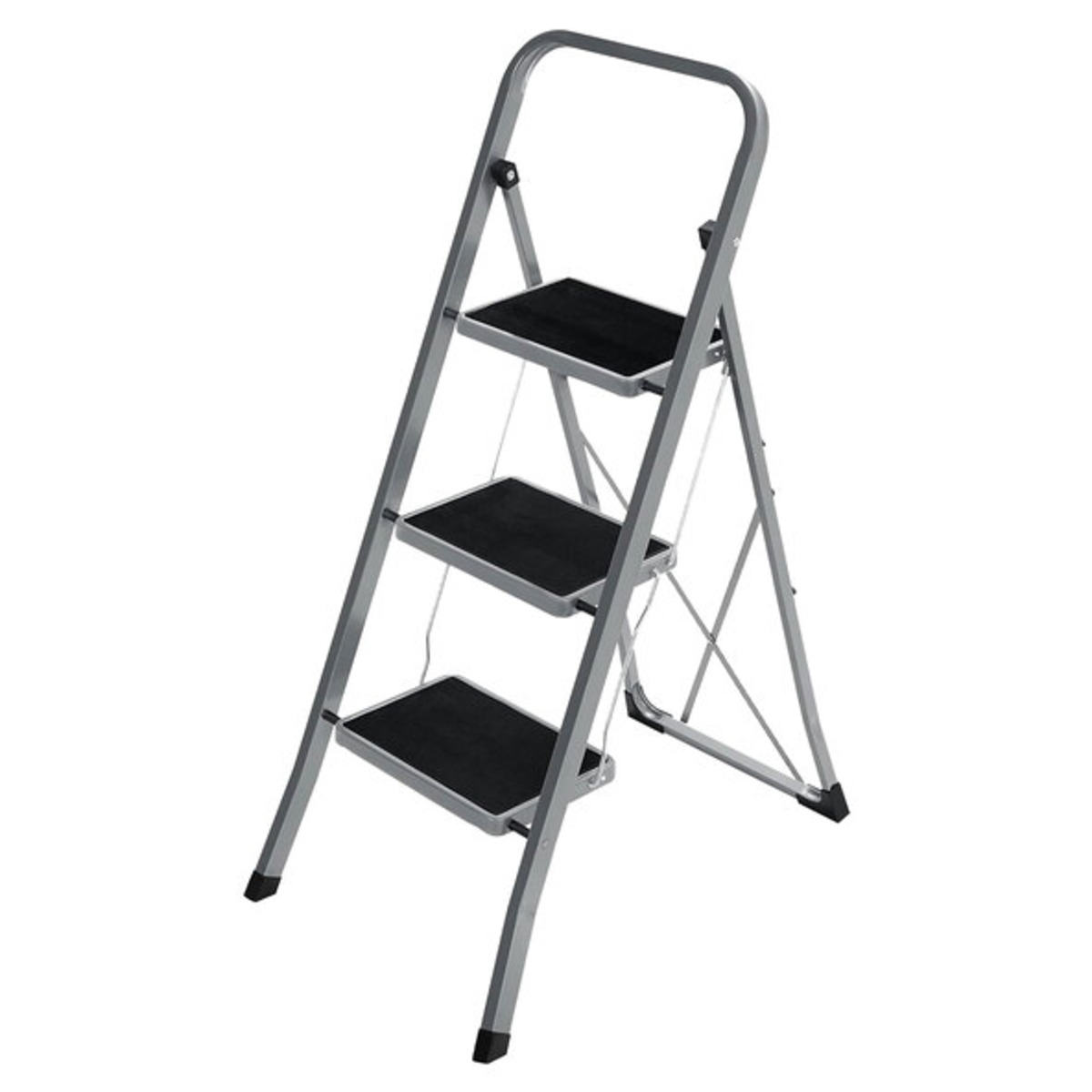 Bild 1 von Klapptritt Gsl003Gy01 mit 3 Stufen, grau