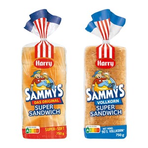 HARRY  SAMMY’S  SUPER SANDWICH oder SANDWICH VOLLKORN  je 750-g-Pckg.