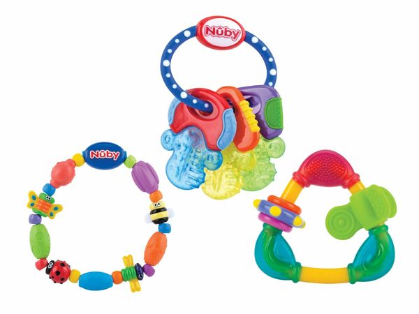 Bild 1 von Nuby Baby-Beißring/-kette, 
         Stück