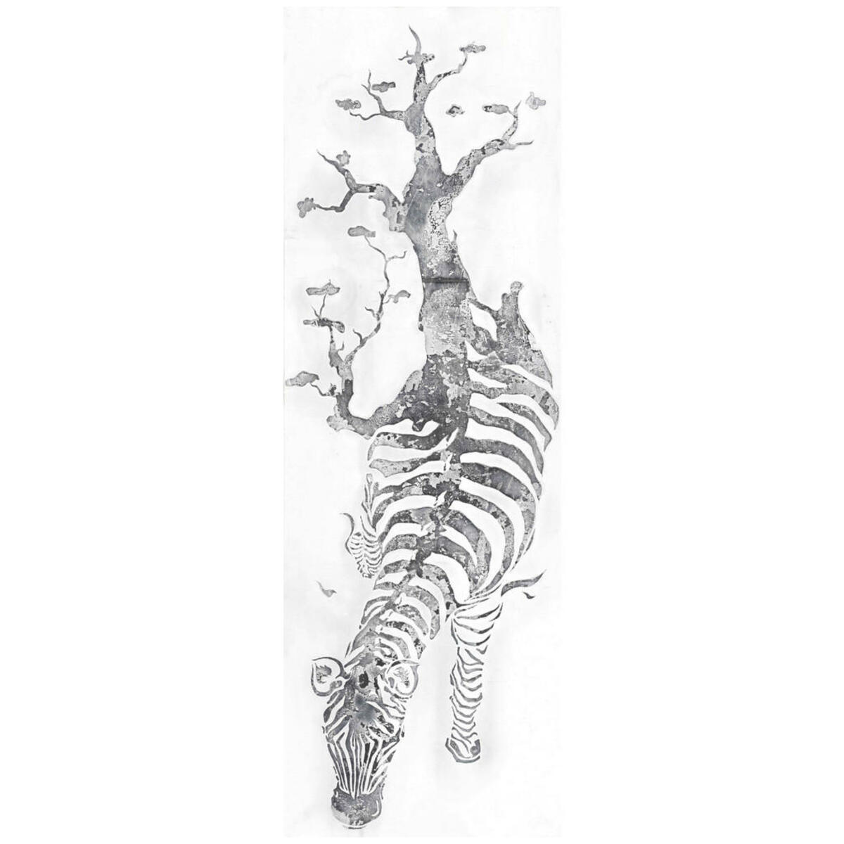 Bild 1 von Bild, Silber, Holz, Textil, Pinie, 50x150x3.8 cm, Bilder