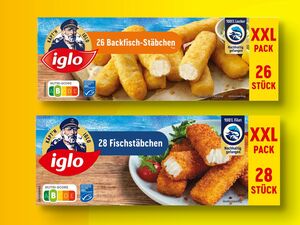 Iglo Fisch-/Backfisch-Stäbchen, 
         840/728 g