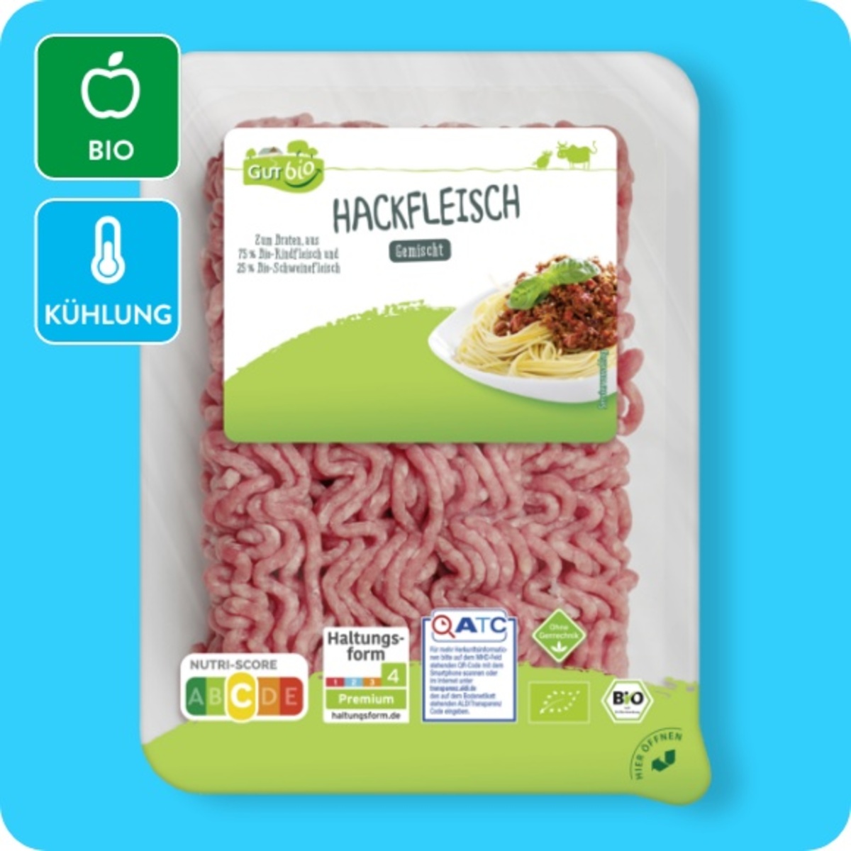 Bild 1 von Bio-Hackfleisch, gemischt