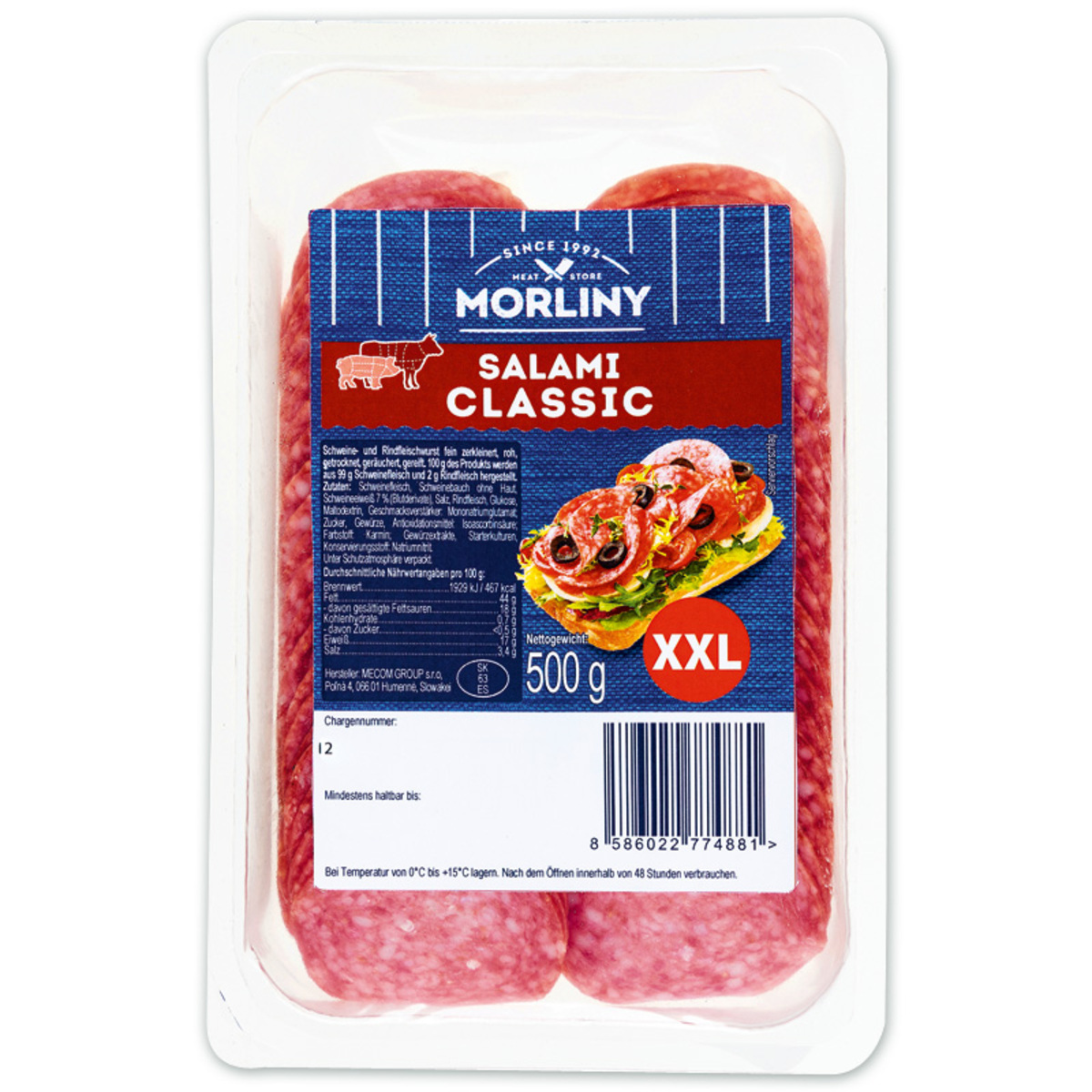 Bild 1 von Morliny Salami Aufschnitt XXL