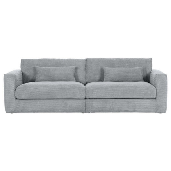 Bild 1 von Carryhome Bigsofa, Hellgrau, Textil, 2-3-Sitzer, Füllung: Schaumstoff, 260x66x115 cm, Rücken echt, Wohnzimmer, Sofas & Couches, Sofas, Bigsofas