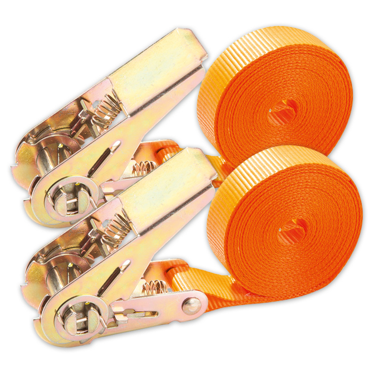 Bild 1 von Kraft Werkzeuge Spanngurt mit Ratsche 2er