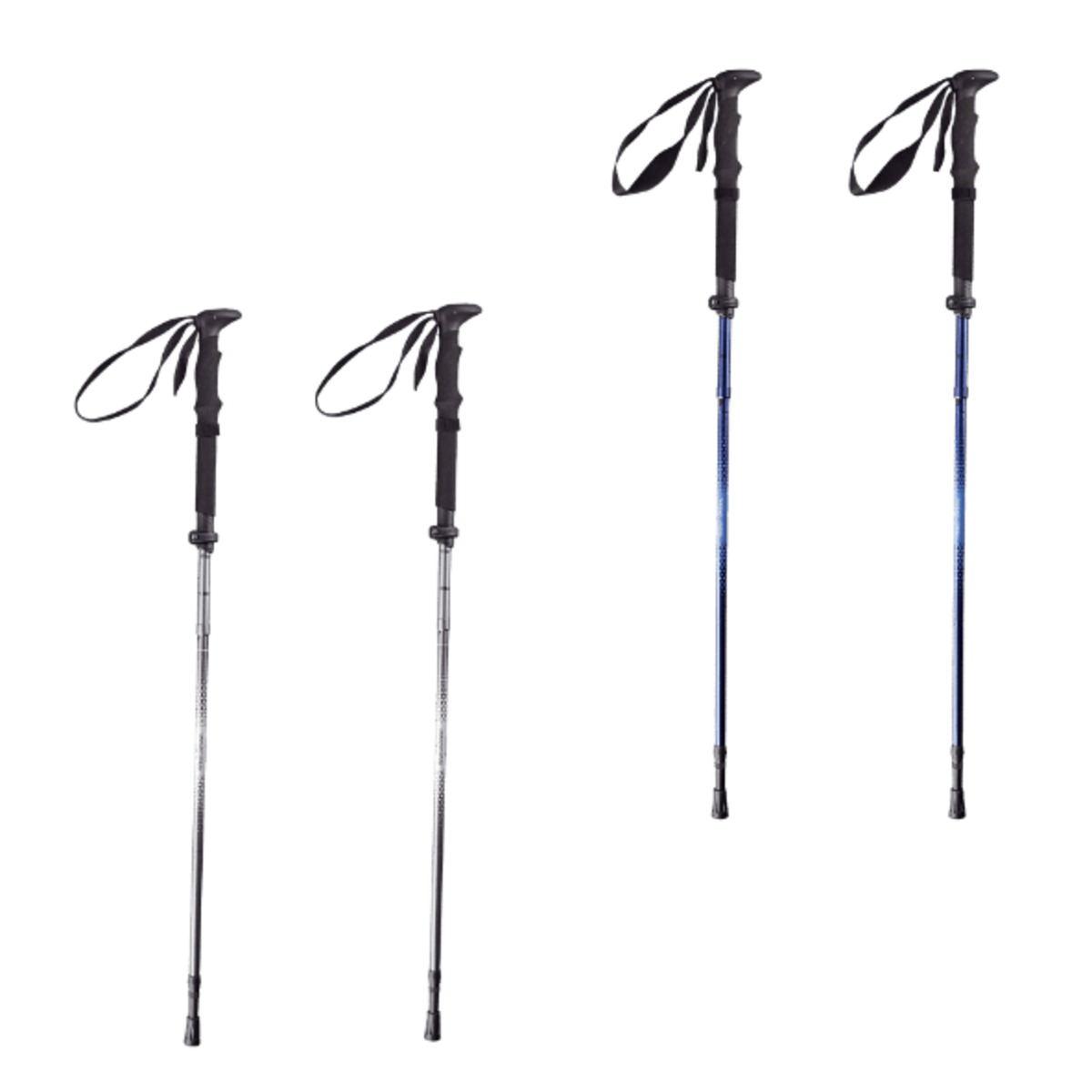 Bild 1 von ADVENTURIDGE Faltbare Wanderstöcke
