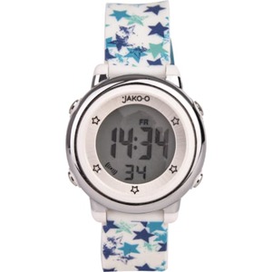 Kinder-Armbanduhr digital JAKO-O Weiß