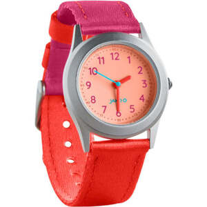 Kinder-Armbanduhr, analog Rot