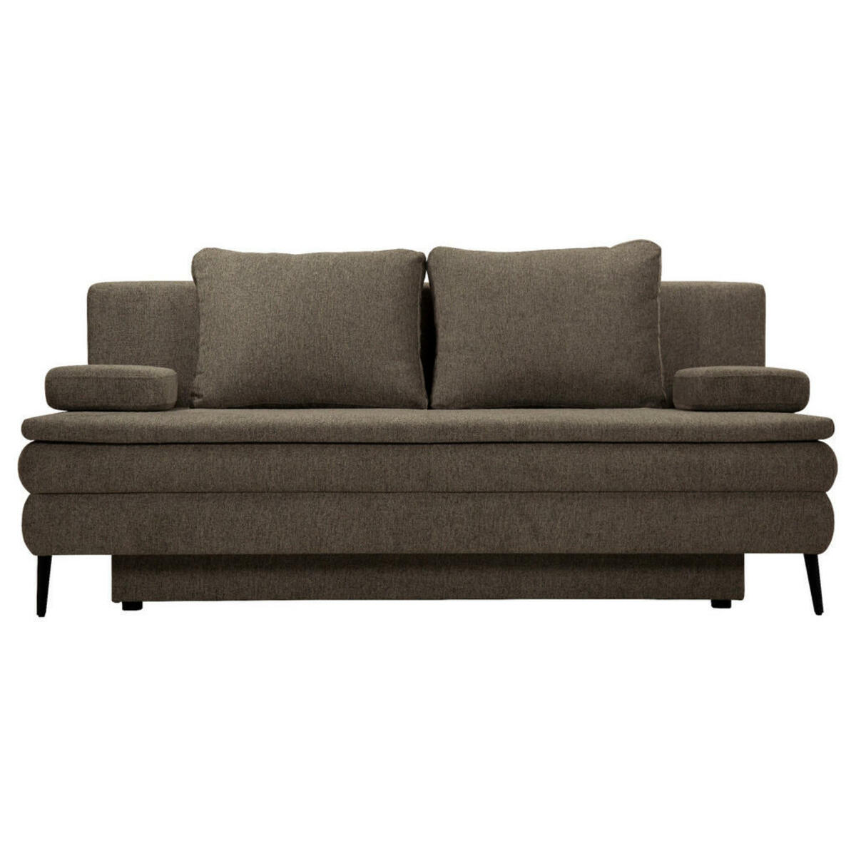 Bild 1 von Venda Schlafsofa, Dunkelgrau, Textil, 2-Sitzer, Füllung: Schaumstoff,Hohlfaser, 200x90x100 cm, Stoffauswahl, Liegefunktion, Kinder- & Jugendzimmer, Jugendmöbel, Jugendsofas