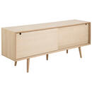Bild 1 von Lowboard, Eiche, Holz, Eiche, furniert, 1 Fächer, 4 Schubladen, 180x71x45 cm, Beimöbel erhältlich, stehend, Wohnzimmer, Wohnwände, Lowboards