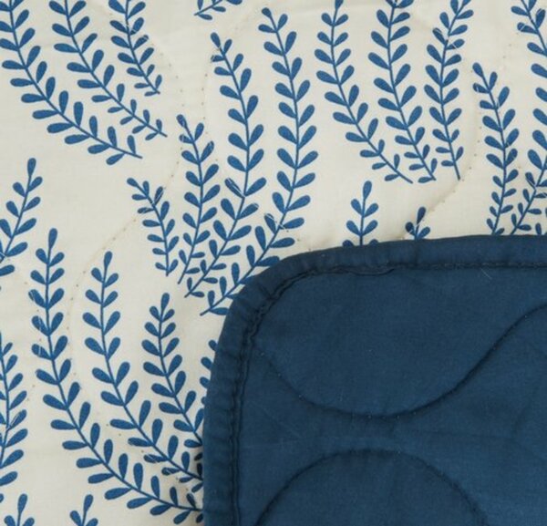 Bild 2 von Steppdecke SOMMEREIK 130x170 blau/weiß