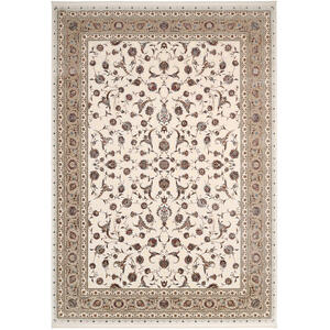 Dieter Knoll Webteppich Pangäa, Creme, Beige, Textil, Ornament, rechteckig, 200 cm, Oeko-Tex® Standard 100, für Fußbodenheizung geeignet, pflegeleicht, Teppiche & Böden, Teppiche, Moderne Teppic