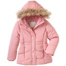 Bild 1 von Mädchen Steppjacke mit Fellimitat ROSA