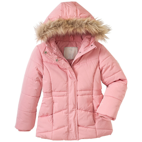 Bild 1 von Mädchen Steppjacke mit Fellimitat ROSA