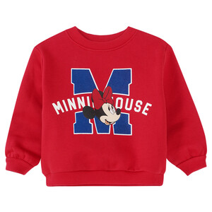 Minnie Maus Sweatshirt im College-Style ROT