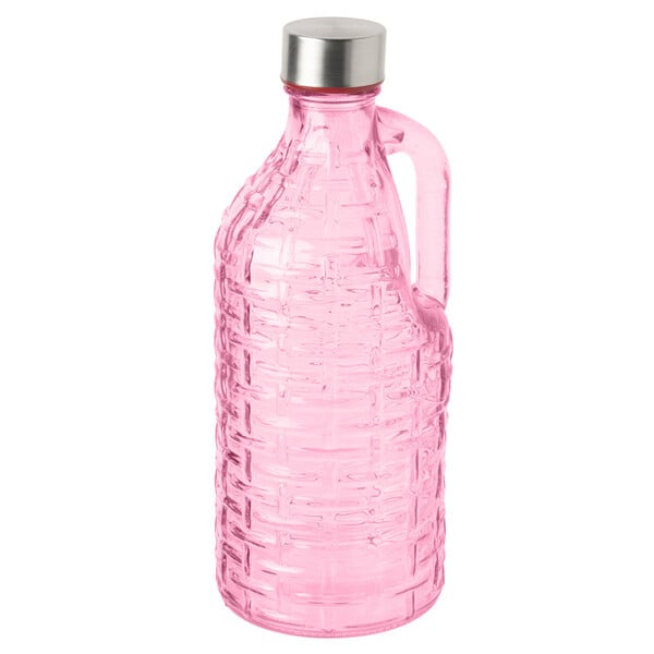 Bild 1 von Glasflasche mit Henkel ROSA