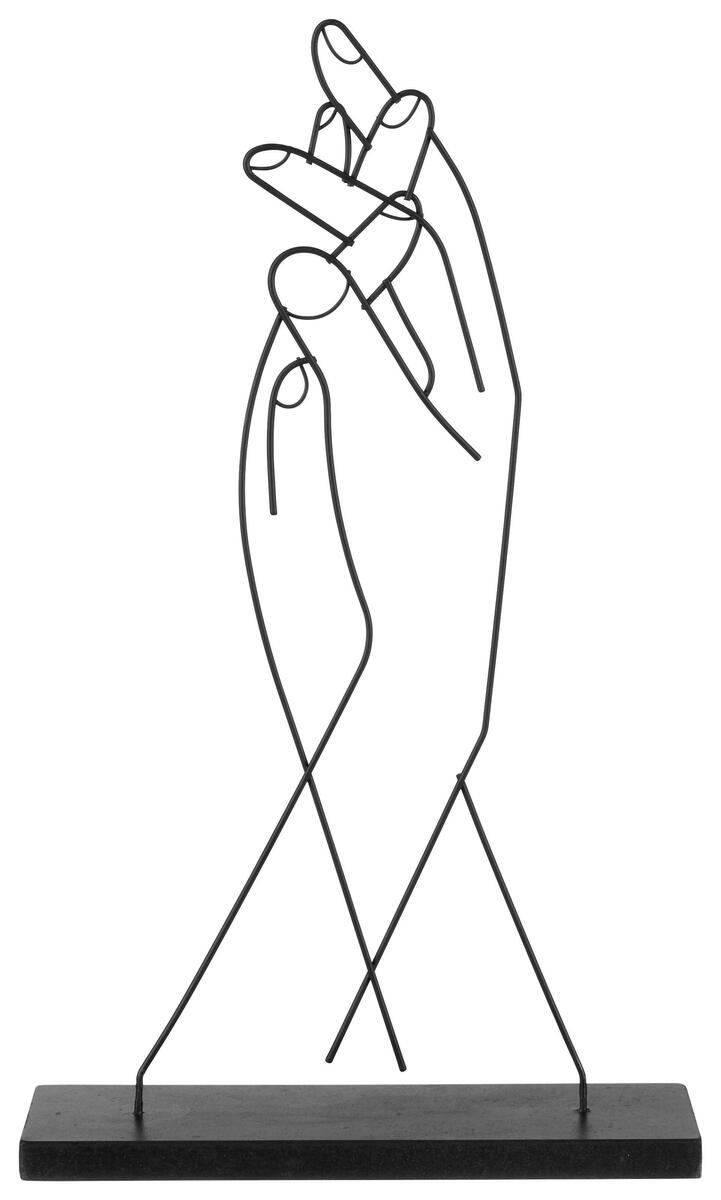 Bild 1 von Skulptur Helin in Schwarz, Schwarz