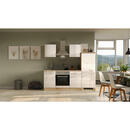 Bild 1 von FlexWell Küchenblock, Sonoma Eiche, Kaschmir, Metall, 1,1 Schubladen, einmalig seitenverkehrt montierbar, nur wie online abgebildet bestellbar, 220 cm, Made in Germany, links aufbaubar, rechts aufba