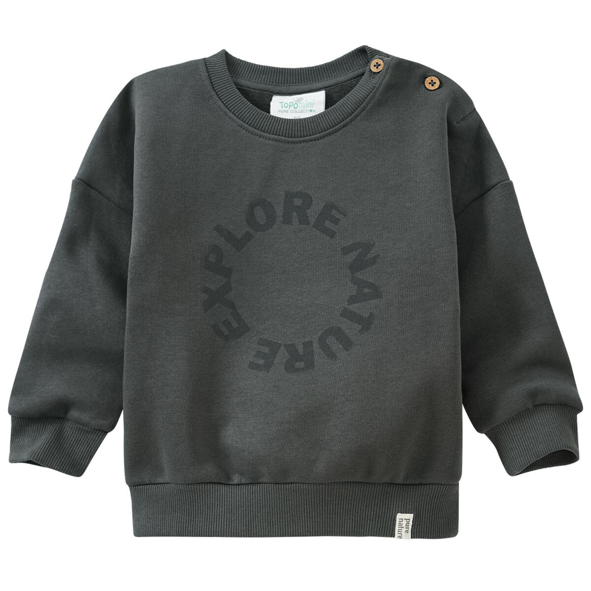 Bild 1 von Baby Sweatshirt mit Print DUNKELOLIV