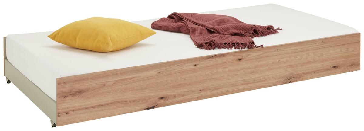 Bild 1 von Bettschubkasten Young in Weiß/Eichefarben, Weiß, Eiche Artisan