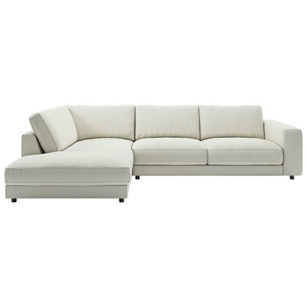 Bild 1 von Pure Home Lifestyle Ecksofa 979, Hellgrau, Textil, 4-Sitzer, Ottomane links, Eckteil, L-Form, 325x224 cm, Blauer Engel, Goldenes M, Oeko-Tex® Standard 100, DGM-Emissionslabel, Stoffauswahl, seitenve