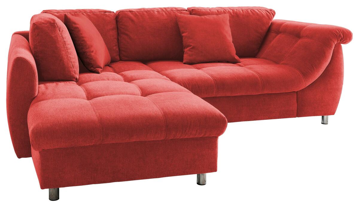 Bild 1 von Wohnlandschaft Agira rot Mikrofaser, Rot