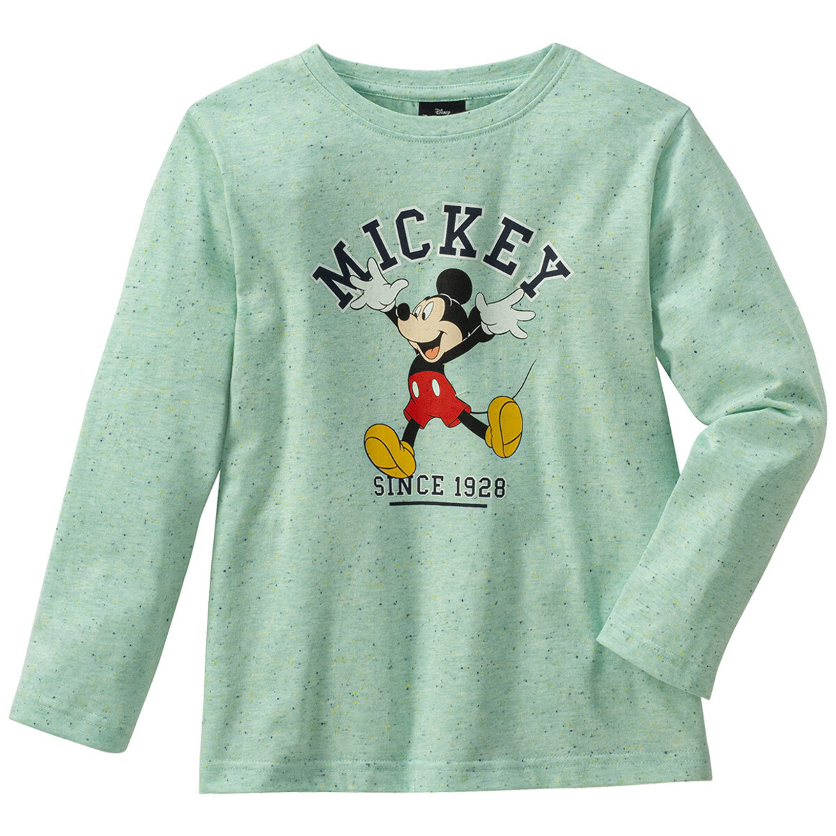Bild 1 von Micky Maus Langarmshit mit großem Print MINT