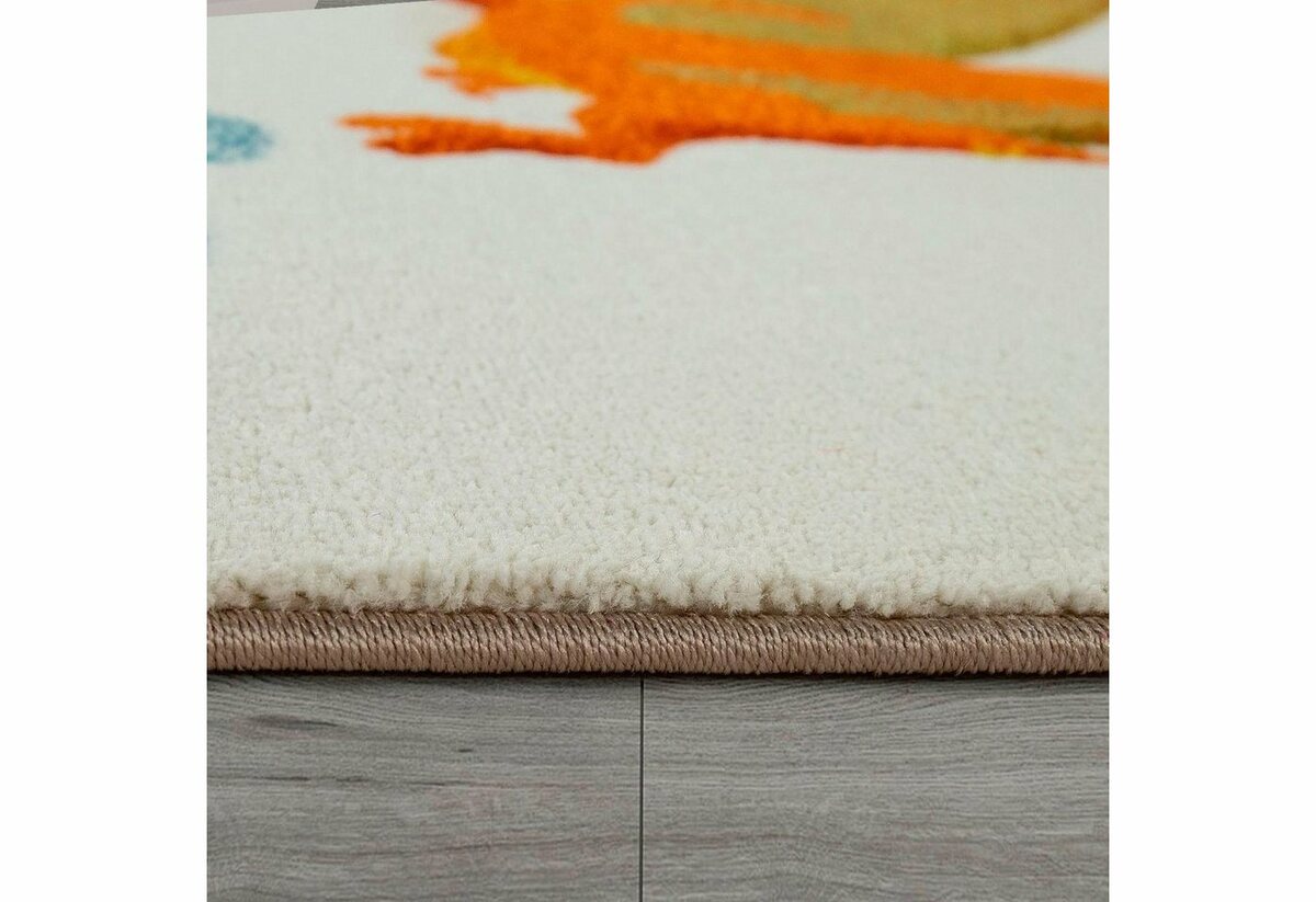 Bild 1 von Kinderteppich Diamond 636, Paco Home, rund, Höhe: 18 mm, 3D-Design, Motiv Dinosaurier, Kinderzimmer, Grün