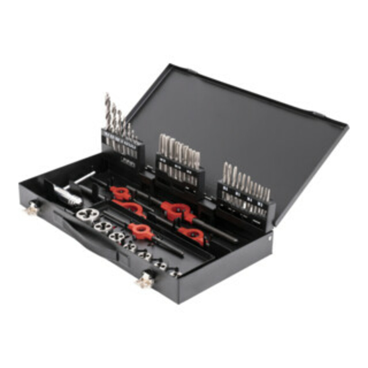 STIER Kit De Filetage/kit De Taraudage 32 Pièces 3-12 HSS-G, Cassette