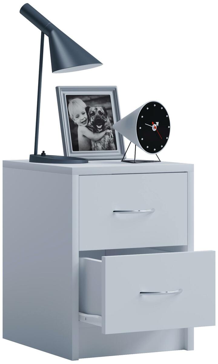 Bild 1 von Nachtschrank ''Boxal Mini'', in Weiß, Weiß