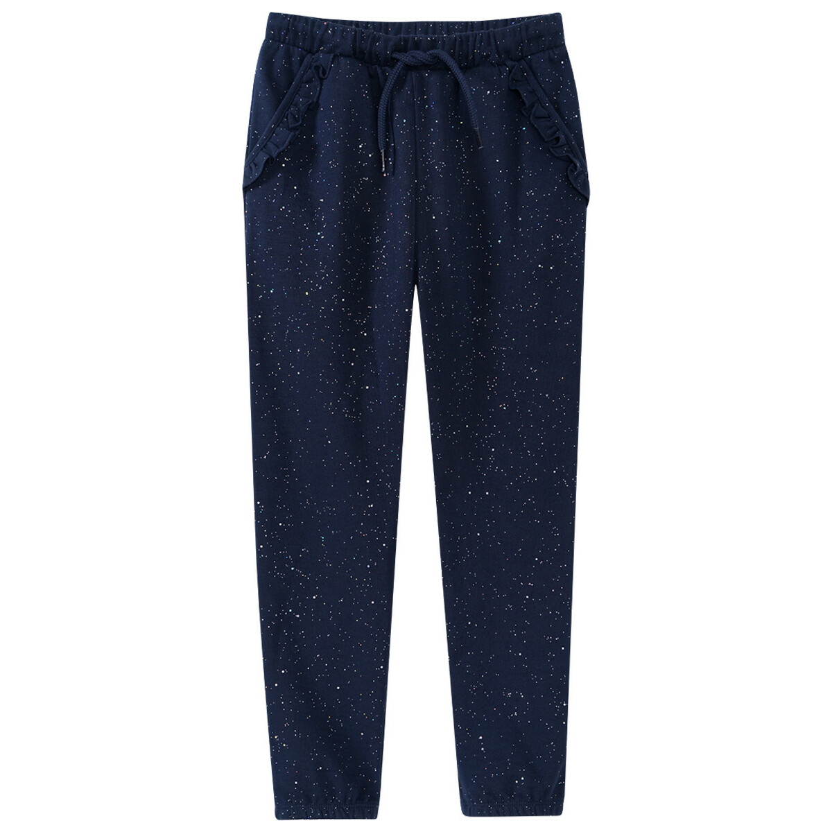 Bild 1 von Mädchen Jogginghose mit Glitzer-Print DUNKELBLAU