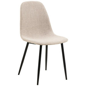 Stuhl, Beige, Textil, konisch, 44x86x54 cm, Stoffauswahl, Esszimmer, Stühle, Esszimmerstühle
