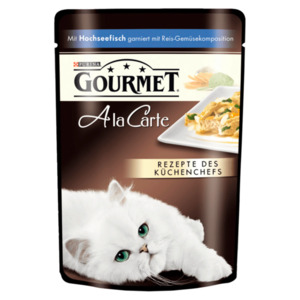 Gourmet Katzenfutter A la Carte mit Hochseefisch 85g