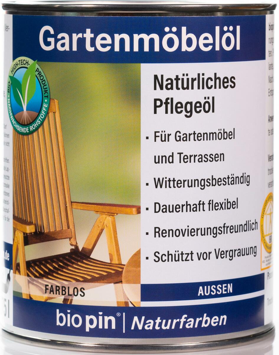 Bild 1 von Möbelpflege Biopin Gartenmöbel Öl
