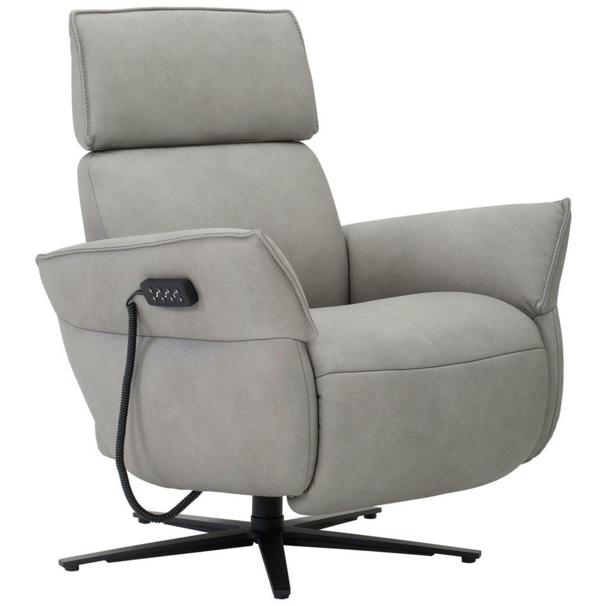 Bild 1 von Himolla Komfortklass Relaxsessel 7254, Grau, Leder, Echtleder, Rauleder, 78x98x84 cm, Lederauswahl, Stoffauswahl, Wohnzimmer, Sessel, Relaxsessel