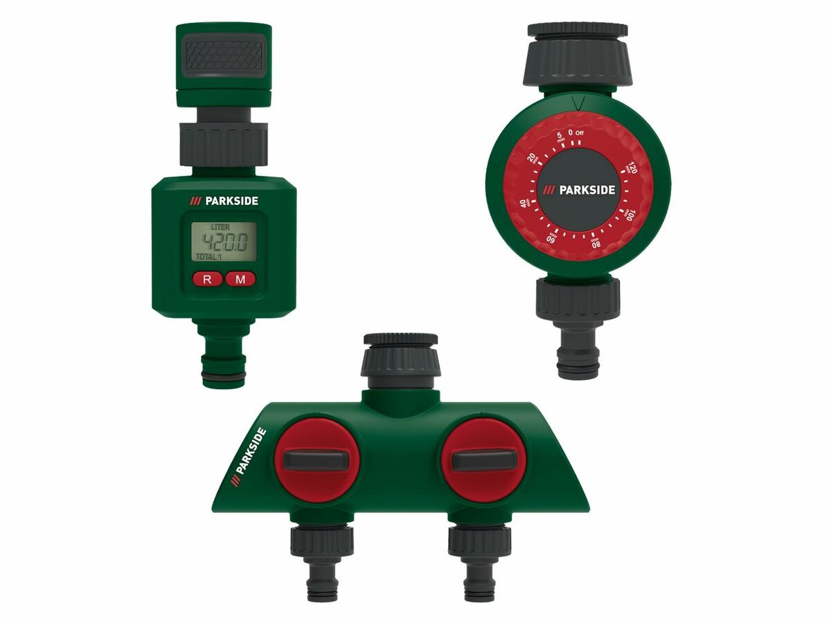Bild 1 von PARKSIDE® Bewässerungsuhr/Wassermengenzähler/2-Wege-Verteiler, 
         Stück