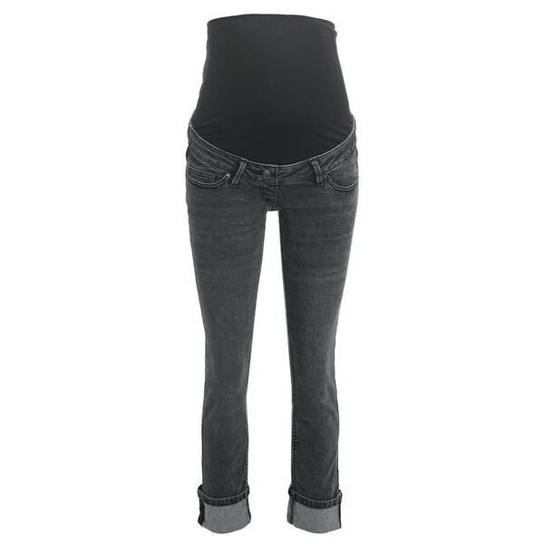Bild 1 von Damen Umstands-Jeans straight SCHWARZ