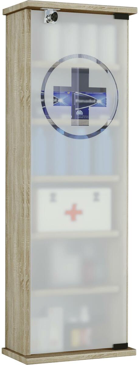 Bild 1 von Medizinschrank ''Omal XXL'', in Sonoma Eiche, Sonoma Eiche