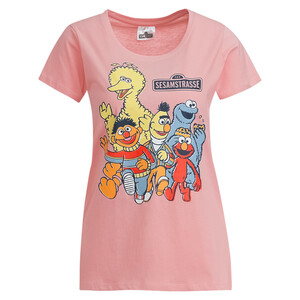 Sesamstraße T-Shirt mit Print ROSA