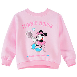 Minnie Maus Sweatshirt im College-Style ROSA