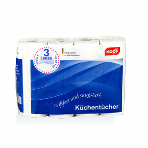KODi basic Küchentücher 4x64 Blatt 3-lagig