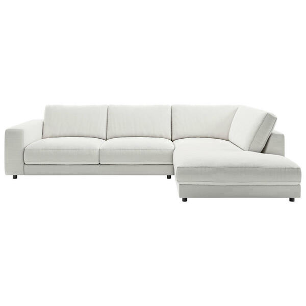 Bild 1 von Pure Home Lifestyle Ecksofa 979, Weiß, Textil, 4-Sitzer, Ottomane rechts, Eckteil, L-Form, 325x224 cm, Blauer Engel, Goldenes M, Oeko-Tex® Standard 100, DGM-Emissionslabel, Stoffauswahl, seitenverk