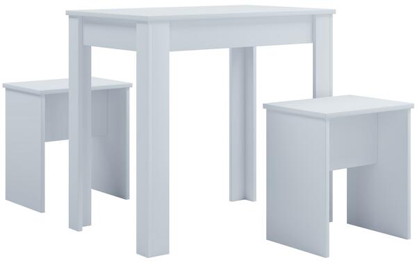 Bild 1 von Tischgruppe ''Esal L'', in Weiß, Weiß