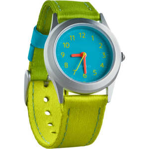 Kinder-Armbanduhr, analog Grün