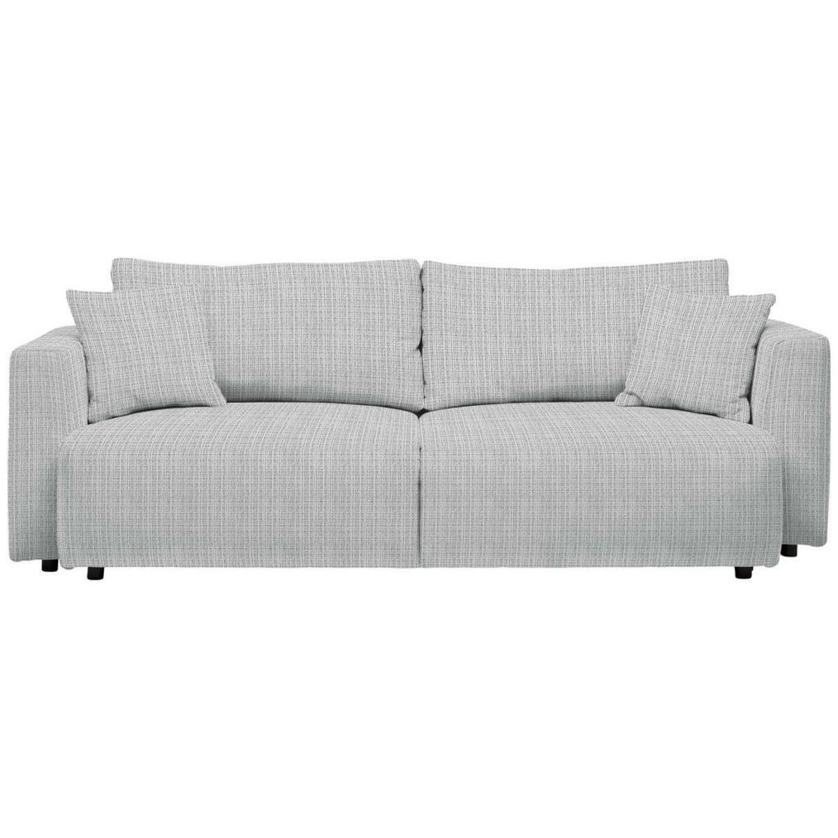 Bild 1 von Mid.you Schlafsofa, Silber, Textil, 3-Sitzer, Füllung: Schaumstoff, Faserbällchen,Schaumstoff, Faserbällchen, 250x92x105 cm, Oeko-Tex® Standard 100, Stoffauswahl, Schlafen auf Sitzhöhe, Rücken