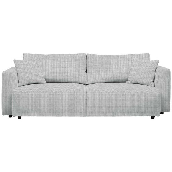 Bild 1 von Mid.you Schlafsofa, Silber, Textil, 3-Sitzer, Füllung: Schaumstoff, Faserbällchen,Schaumstoff, Faserbällchen, 250x92x105 cm, Oeko-Tex® Standard 100, Stoffauswahl, Schlafen auf Sitzhöhe, Rücken