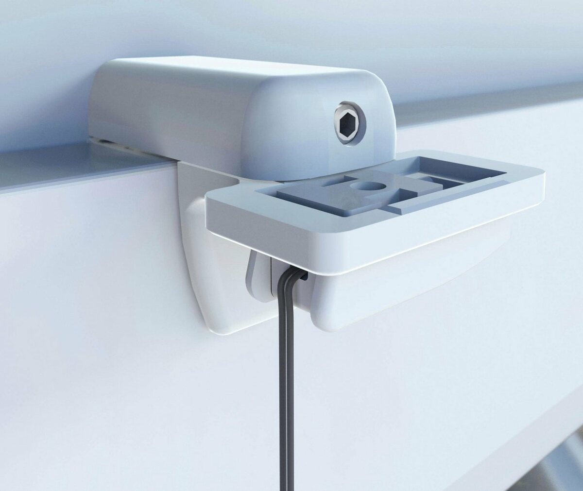 Bild 1 von Klemmträger Plissee-Klemmträger, WOHNIDEE-Kollektion, Plissees, (4-tlg), Serie Plissee Wohnidee, Weiß