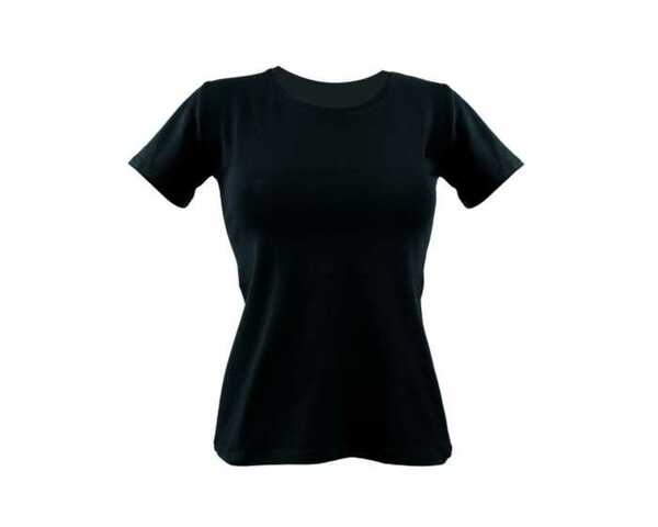 Bild 1 von Damen-T-Shirt Gr. S-XXL weiß und schwarz