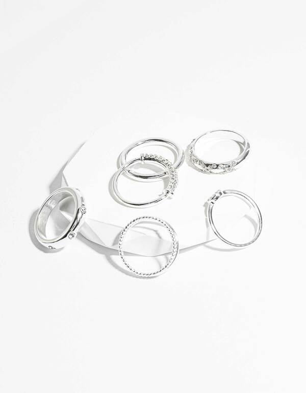 Bild 1 von Damen Ring - 6er-Pack