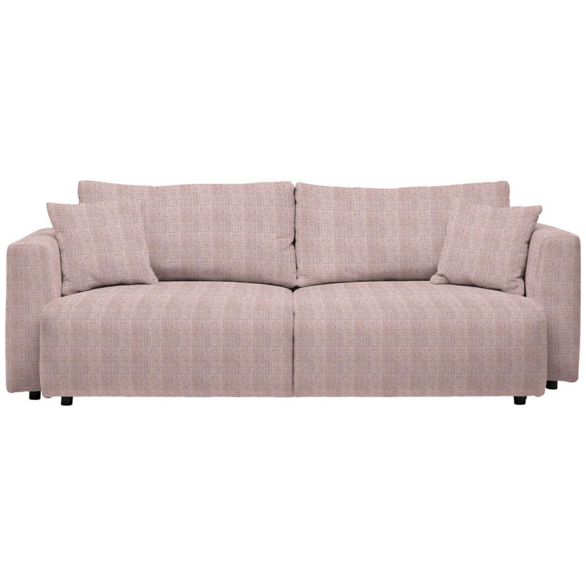 Bild 1 von Mid.you Schlafsofa, Rosa, Textil, 3-Sitzer, Füllung: Schaumstoff, Faserbällchen,Schaumstoff, Faserbällchen, 250x92x105 cm, Oeko-Tex® Standard 100, Stoffauswahl, Schlafen auf Sitzhöhe, Rücken ec